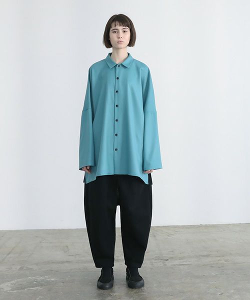 VUy.ヴウワイ.classic dolman shirt vuy-a12-s02[TURQUOISE]:s