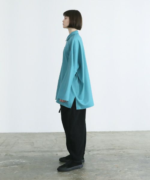 VUy.ヴウワイ.classic dolman shirt vuy-a12-s02[TURQUOISE]:s