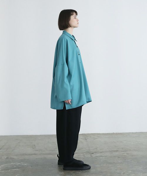 VUy.ヴウワイ.classic dolman shirt vuy-a12-s02[TURQUOISE]:s