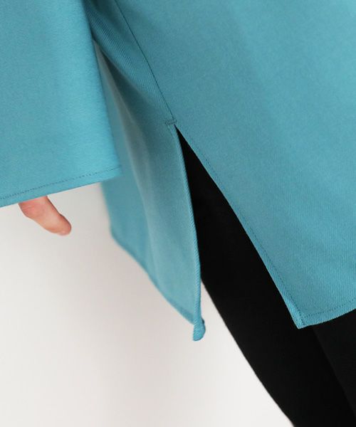 VUy.ヴウワイ.classic dolman shirt vuy-a12-s02[TURQUOISE]:s