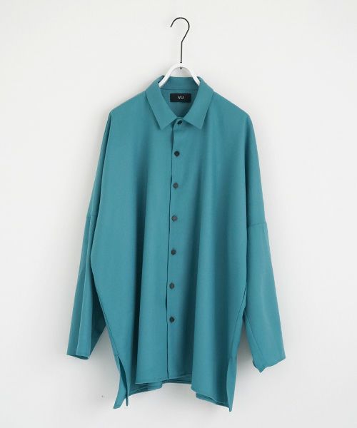 VUy.ヴウワイ.classic dolman shirt vuy-a12-s02[TURQUOISE]:s