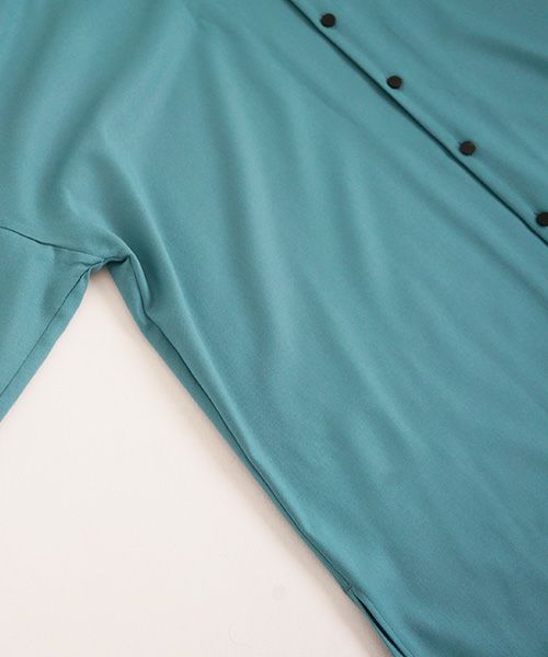VUy.ヴウワイ.classic dolman shirt vuy-a12-s02[TURQUOISE]:s