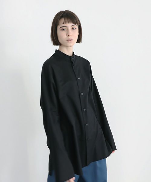 VUy.ヴウワイ.standcolor shirt vuy-a12-s03[BLACK]:s_