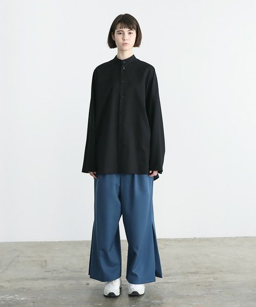 VUy.ヴウワイ.standcolor shirt vuy-a12-s03[BLACK]:s_