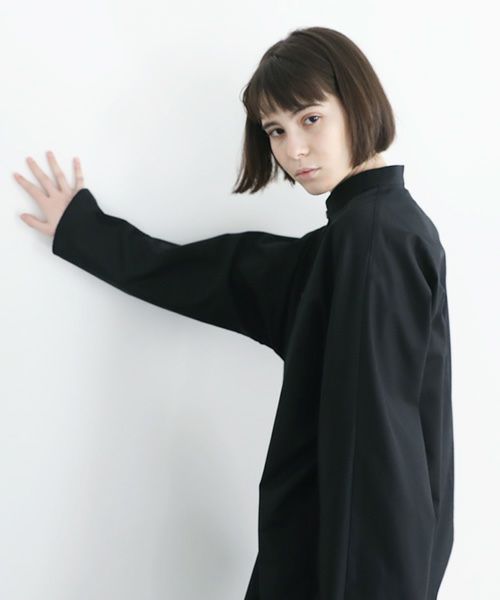 VUy.ヴウワイ.standcolor shirt vuy-a12-s03[BLACK]:s_