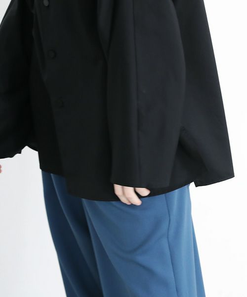 VUy.ヴウワイ.standcolor shirt vuy-a12-s03[BLACK]:s_