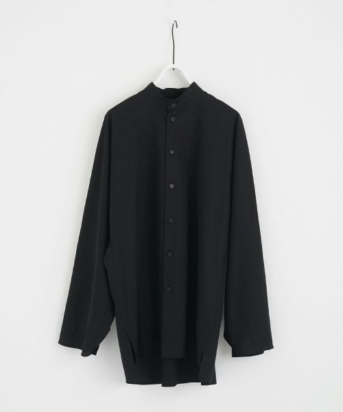 VUy.ヴウワイ.standcolor shirt vuy-a12-s03[BLACK]:s_