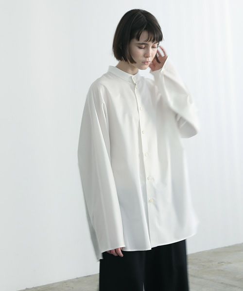 VUy.ヴウワイ.standcolor shirt vuy-a12-s03[WHITE]