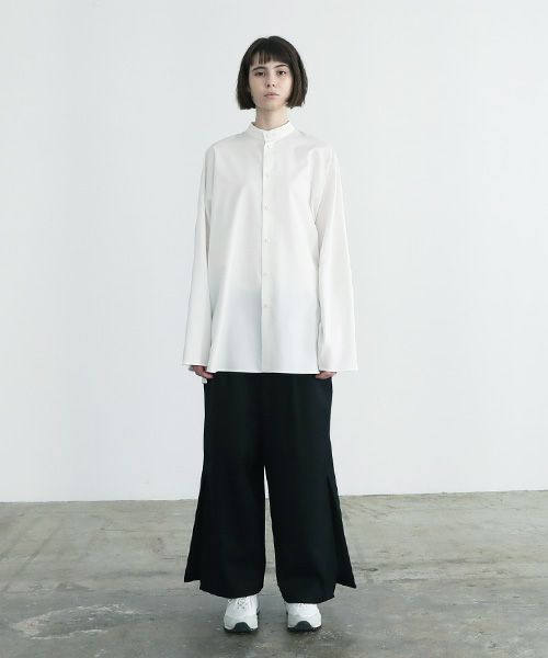 VUy.ヴウワイ.standcolor shirt vuy-a12-s03[WHITE]