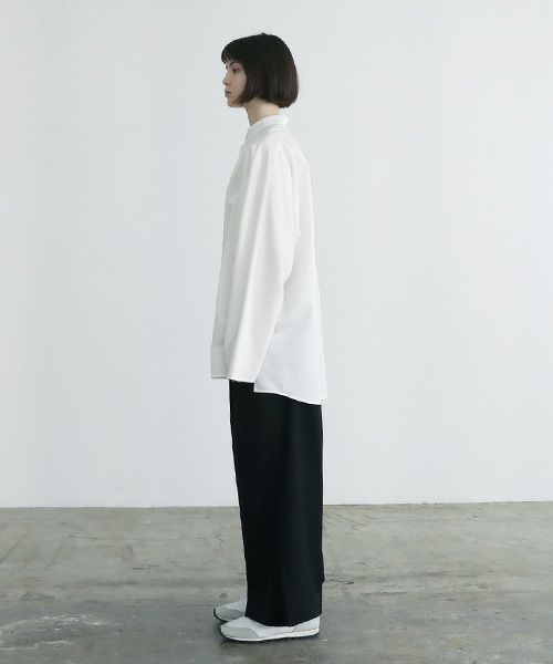 VUy.ヴウワイ.standcolor shirt vuy-a12-s03[WHITE]