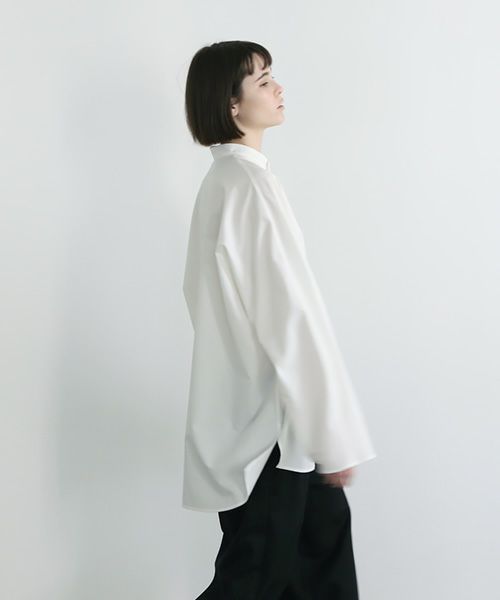 VUy.ヴウワイ.standcolor shirt vuy-a12-s03[WHITE]