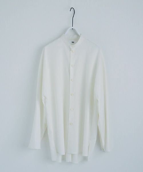 VUy.ヴウワイ.standcolor shirt vuy-a12-s03[WHITE]