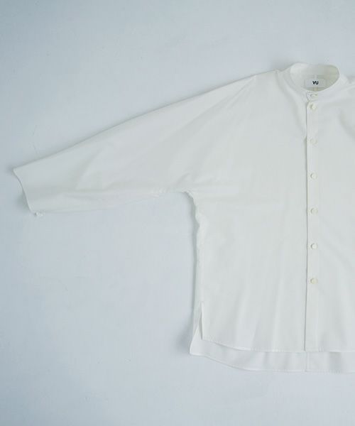 VUy.ヴウワイ.standcolor shirt vuy-a12-s03[WHITE]