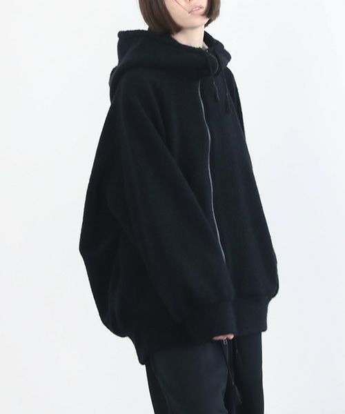 VUy.ヴウワイ.woolrich big hoody vuy-a23-k04[BLACK]