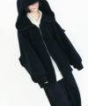 VUy.ヴウワイ.woolrich big hoody vuy-a23-k04[BLACK]