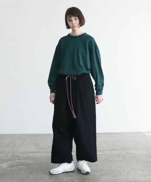 VUy.ヴウワイ.wide silhouette pants vuy-a12-p01[BLACK]_