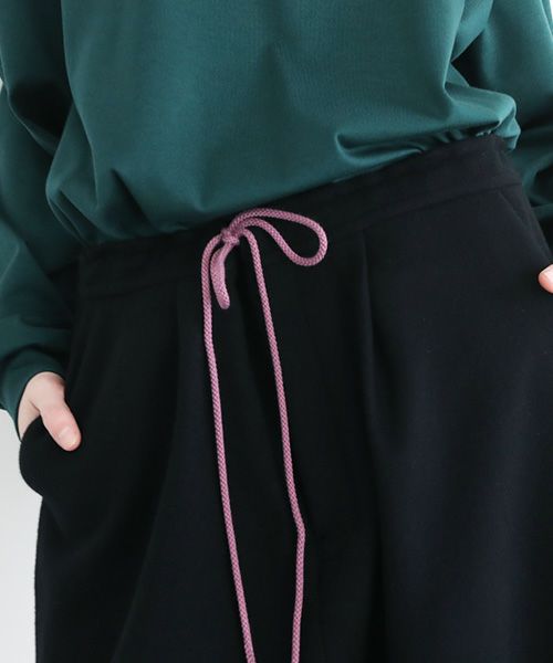 VUy.ヴウワイ.wide silhouette pants vuy-a12-p01[BLACK]_