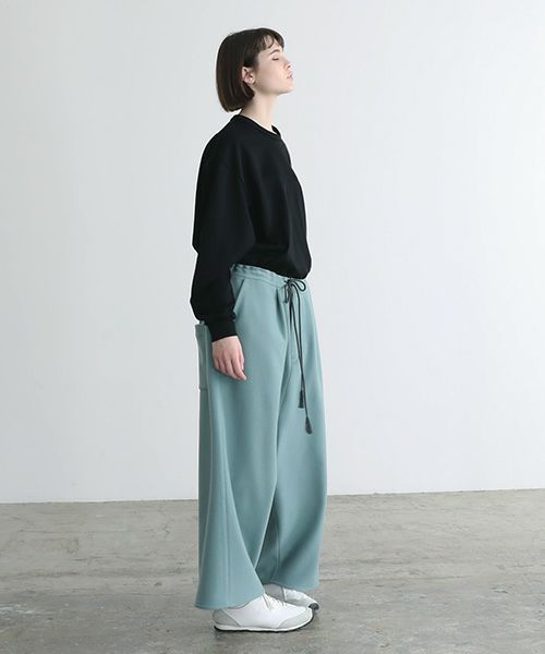 VUy.ヴウワイ.wide silhouette pants vuy-a12-p01[GREEN]_