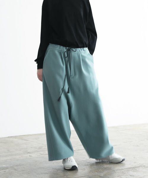 VUy.ヴウワイ.wide silhouette pants vuy-a12-p01[GREEN]_