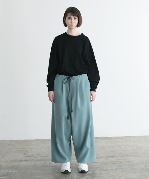 VUy.ヴウワイ.wide silhouette pants vuy-a12-p01[GREEN]_