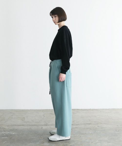 VUy.ヴウワイ.wide silhouette pants vuy-a12-p01[GREEN]_