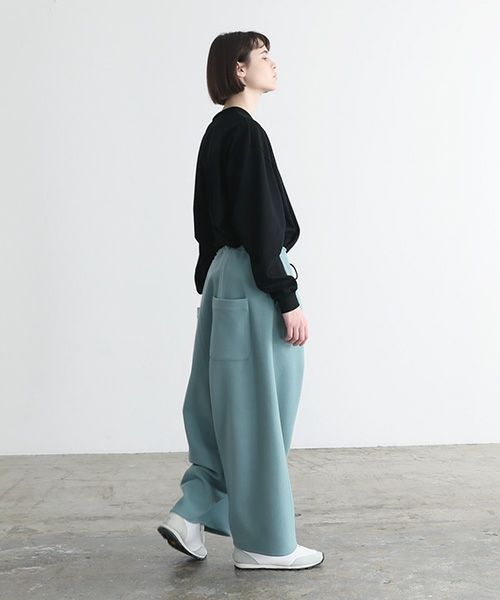 VUy.ヴウワイ.wide silhouette pants vuy-a12-p01[GREEN]_