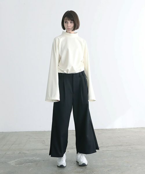 VUy.ヴウワイ.box slit psnts vuy-a22-p02[BLACK]_