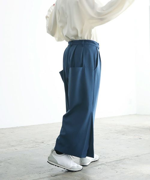 VUy.ヴウワイ.box slit psnts vuy-a12-p02[BLUE]:s