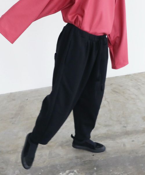 VUy.ヴウワイ.chord balloon pants vuy-a23-p03[BLACK]