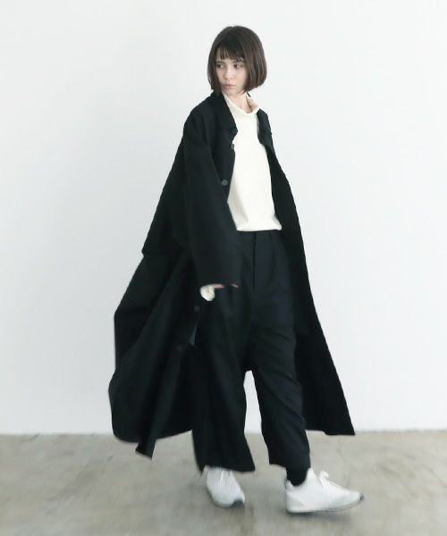 VUy.ヴウワイ.long coat vuy-a12-c02[BLACK]