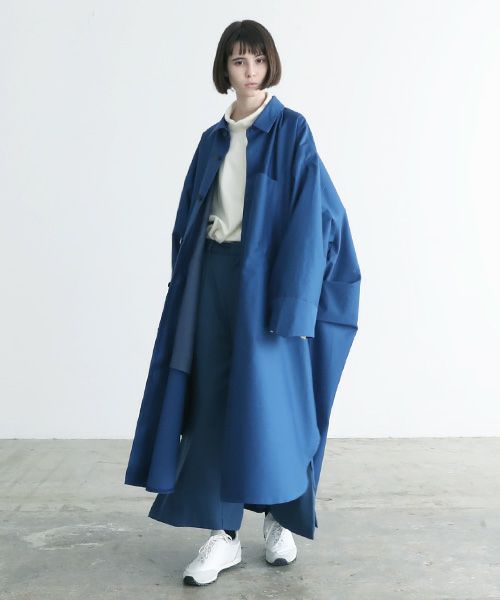 VUy.ヴウワイ.long coat vuy-a12-c02[BLUE]