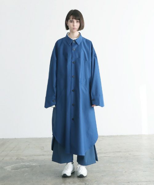 VUy.ヴウワイ.long coat vuy-a12-c02[BLUE]