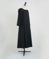 Mochi.モチ.tuck dress [ma21-op-02/black]