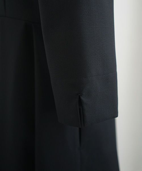 Mochi.モチ.tuck dress [ma21-op-02/black]