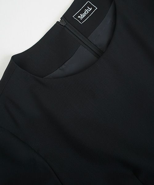 Mochi.モチ.tuck dress [ma21-op-02/black]