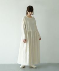 Mochi.モチ.panel dress [ma21-op-03/off white]