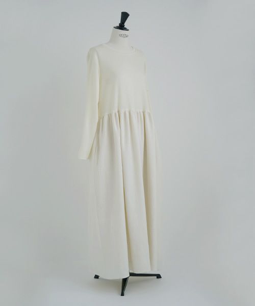 Mochi.モチ.panel dress [ma21-op-03/off white]