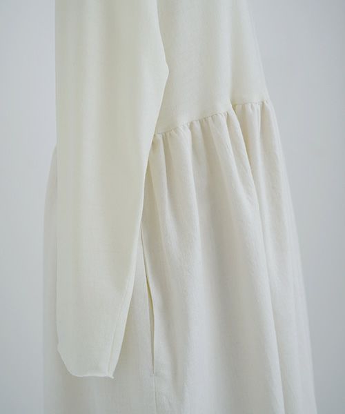 Mochi.モチ.panel dress [ma21-op-03/off white]
