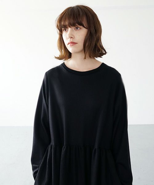 Mochi.モチ.panel dress [ma21-op-03/black]