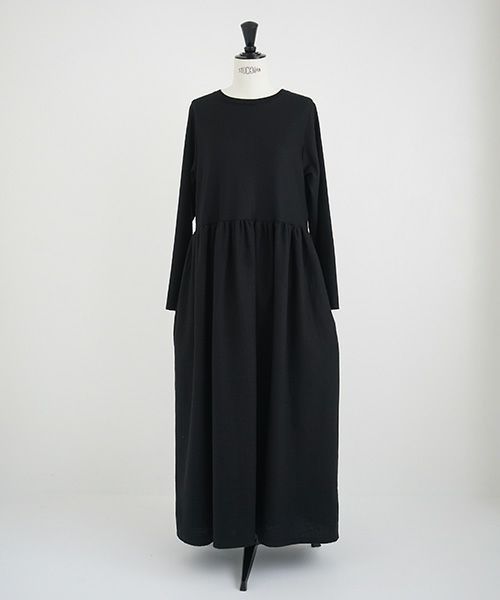 Mochi.モチ.panel dress [ma21-op-03/black]