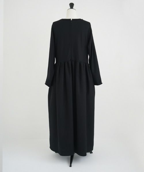 Mochi.モチ.panel dress [ma21-op-03/black]