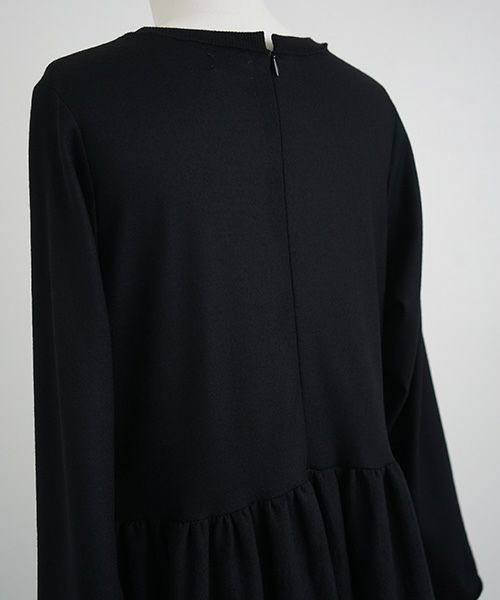 Mochi.モチ.panel dress [ma21-op-03/black]