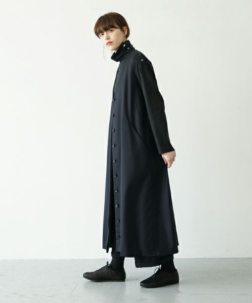 Mochi.モチ.vest dress [ma21-op-04/black]