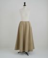 Mochi.モチ.panel suspender skirt [ma21-sk-01/khaki beige]