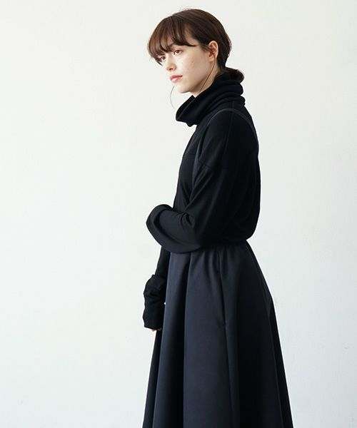 Mochi.モチ.panel suspender skirt [ma21-sk-01/black]