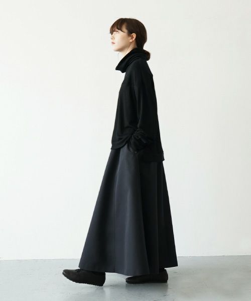 Mochi.モチ.panel suspender skirt [ma21-sk-01/black]