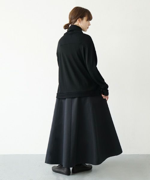 Mochi.モチ.panel suspender skirt [ma21-sk-01/black]