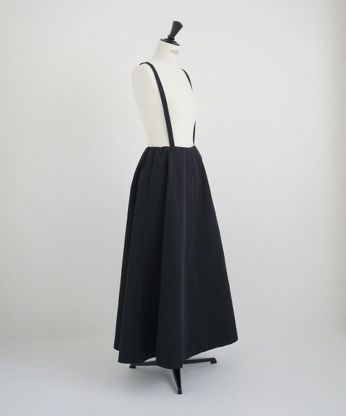Mochi.モチ.panel suspender skirt [ma21-sk-01/black]