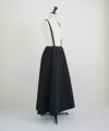 Mochi.モチ.panel suspender skirt [ma21-sk-01/black]