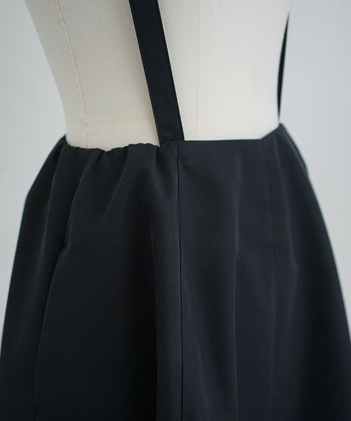 Mochi.モチ.panel suspender skirt [ma21-sk-01/black]